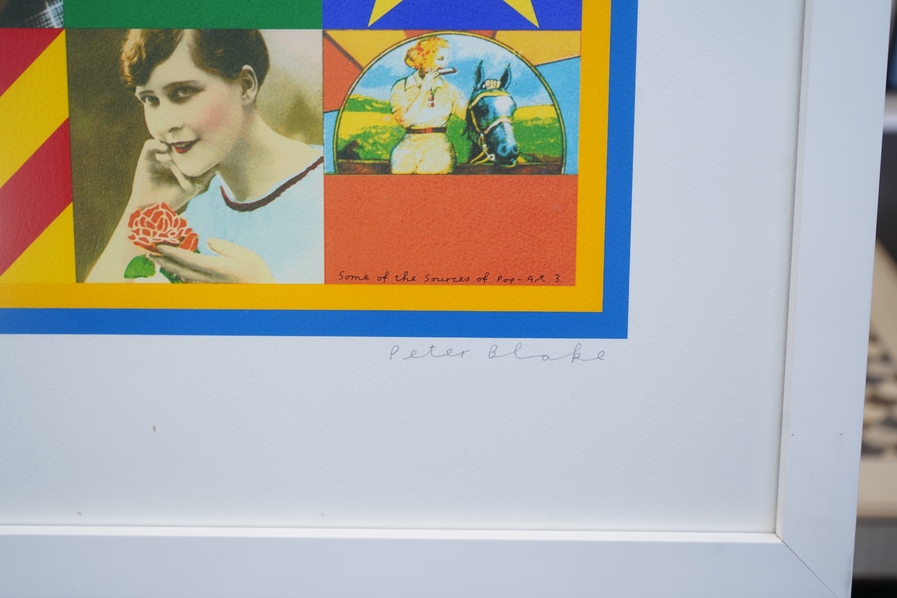Sir Peter Blake CBE RDI RA (b. 1932), 'Some of the Sources of Pop-Art. 3